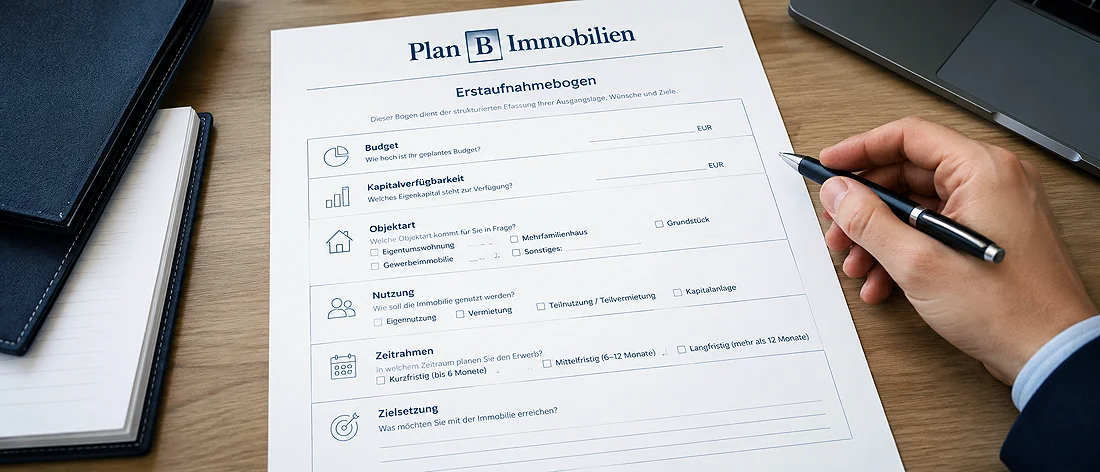 Platzhalterbild: Formular mit Ausgangslage, Ziel, Zeitrahmen und offenen Fragen für Montenegro.